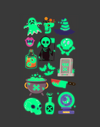 Luminous Halloween Tattoos – Glow in Style