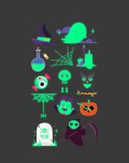 Luminous Halloween Tattoos – Glow in Style