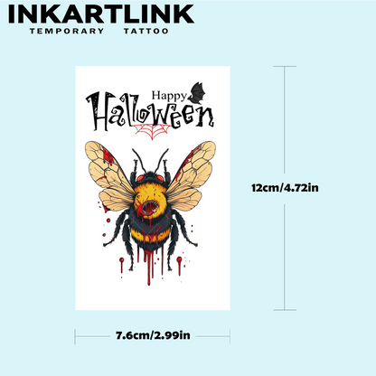 Halloween horror tattoo stickers 3