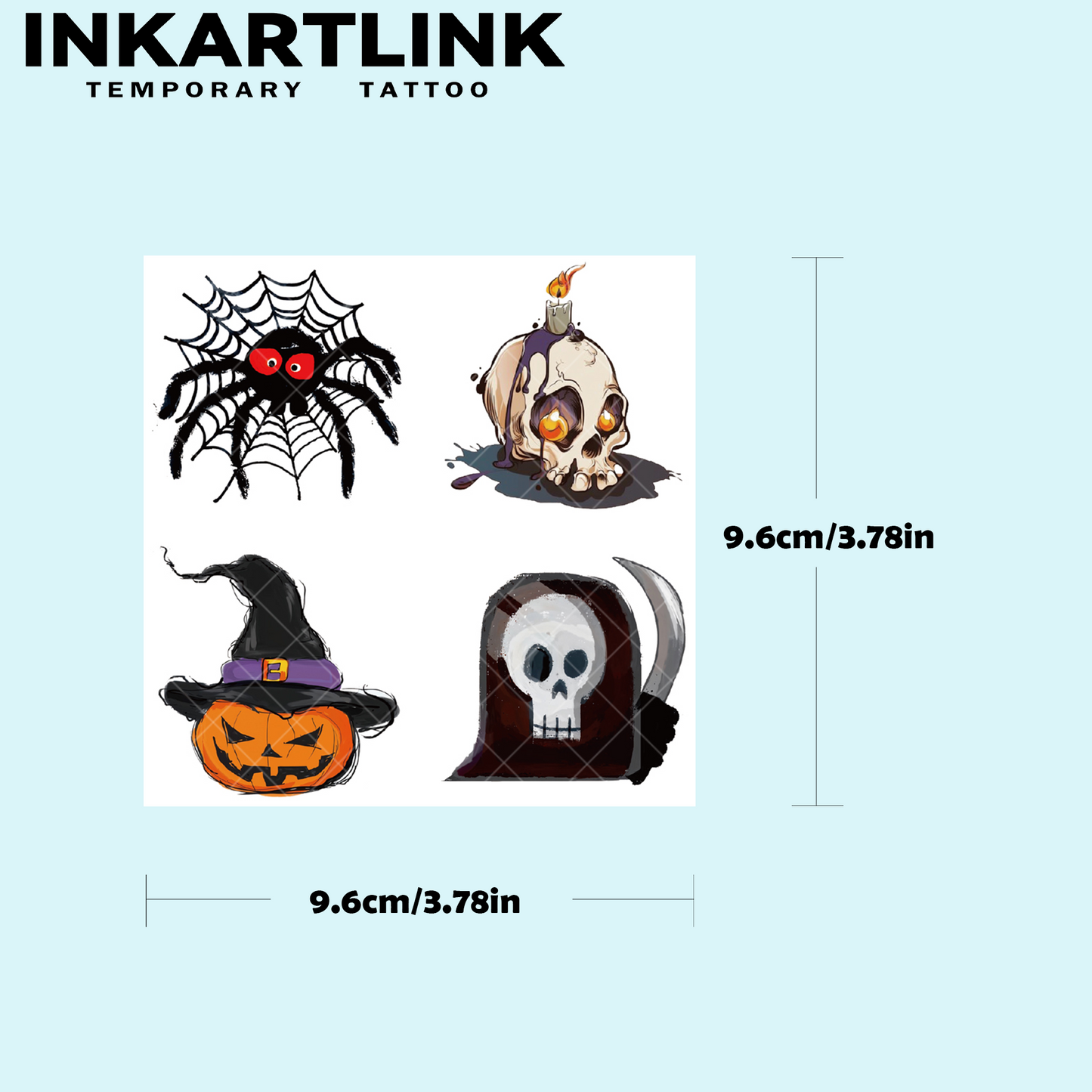 Halloween cute tattoo stickers 1