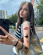 Luminous Halloween Tattoos – Party Ready & Safe