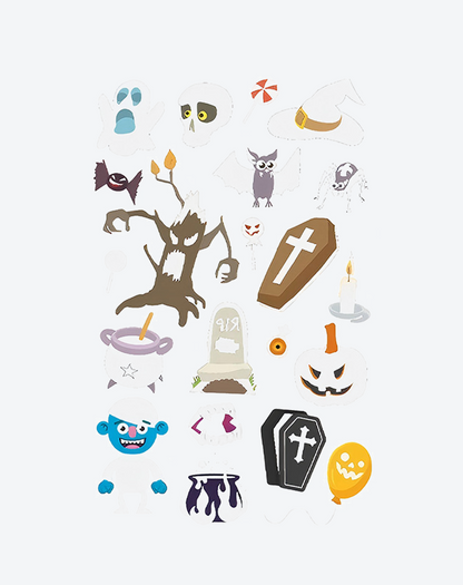 Luminous Halloween Tattoos – Bold & Spooky