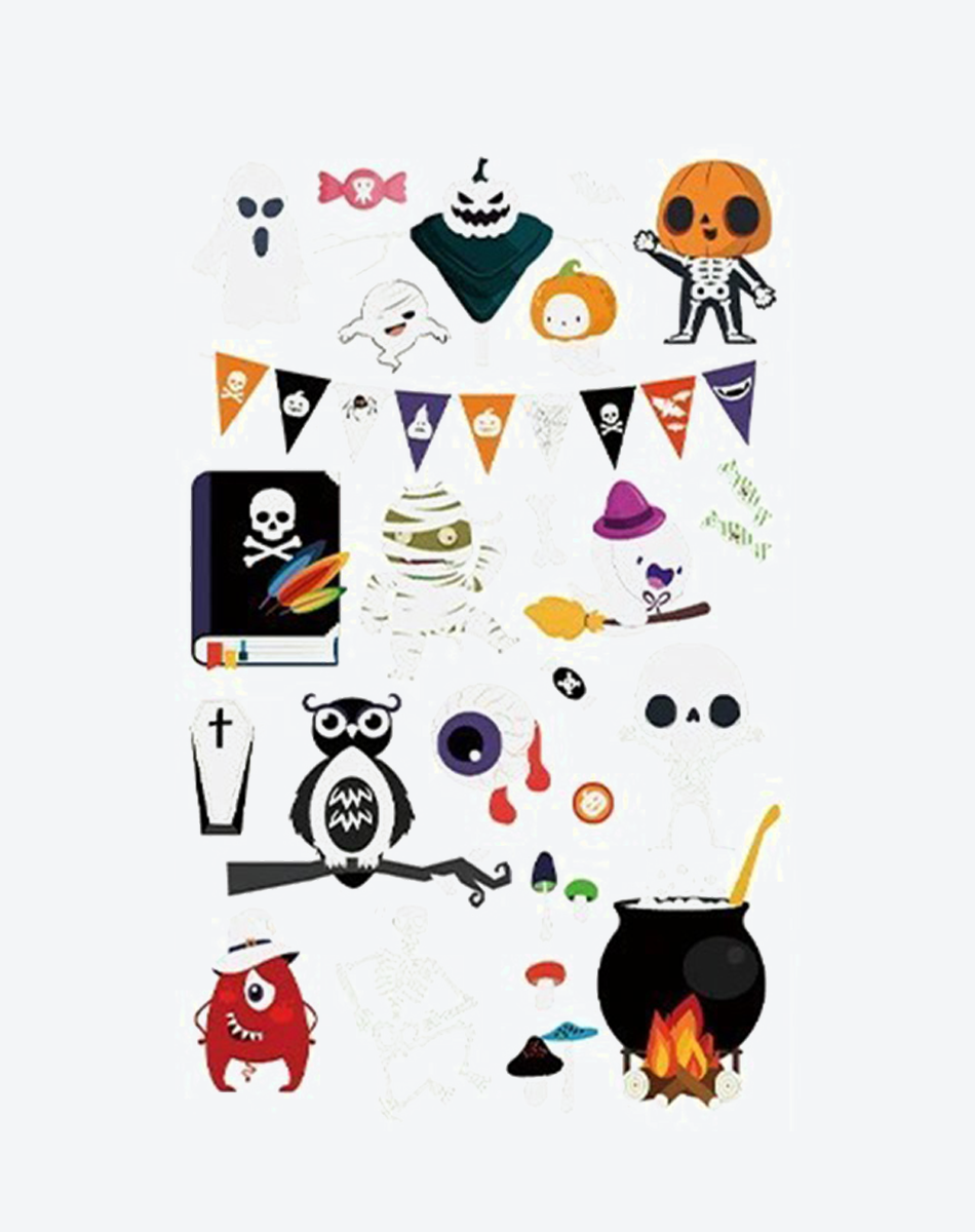 Luminous Halloween Tattoos – Glow in the Dark