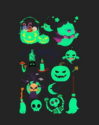 Luminous Halloween Tattoos – Spooky & Fun