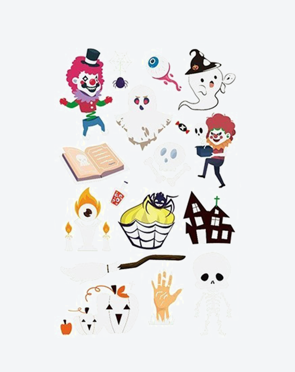Luminous Halloween Tattoos – Glow in the Dark