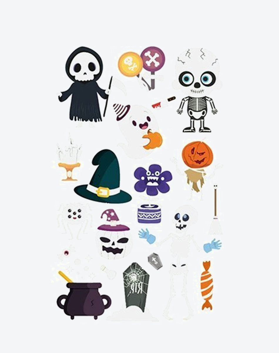 Luminous Halloween Tattoos – Glow in the Dark