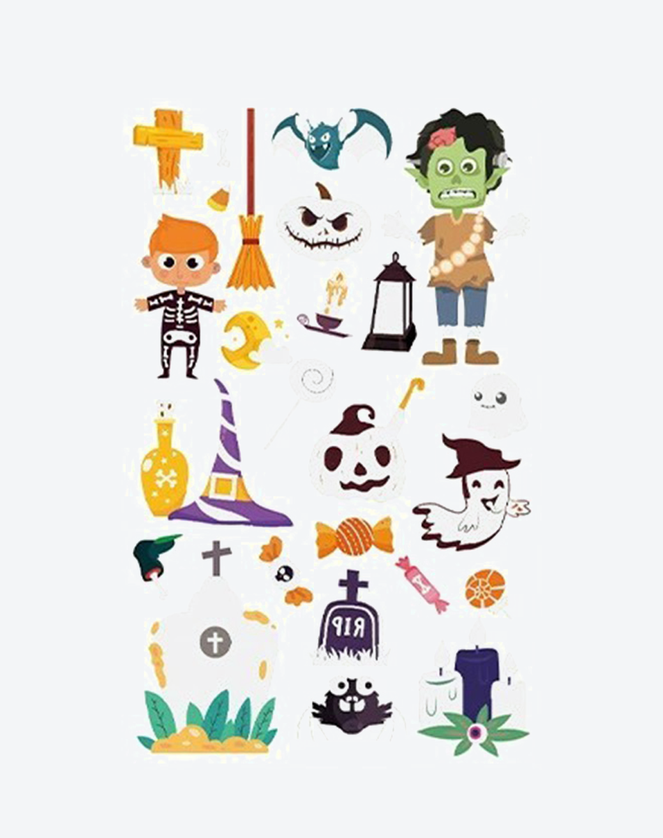 Luminous Halloween Tattoos – Glow in the Dark