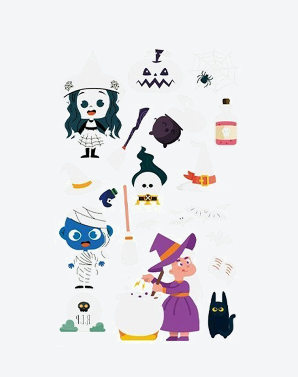 Luminous Halloween Tattoos – Glow in the Dark