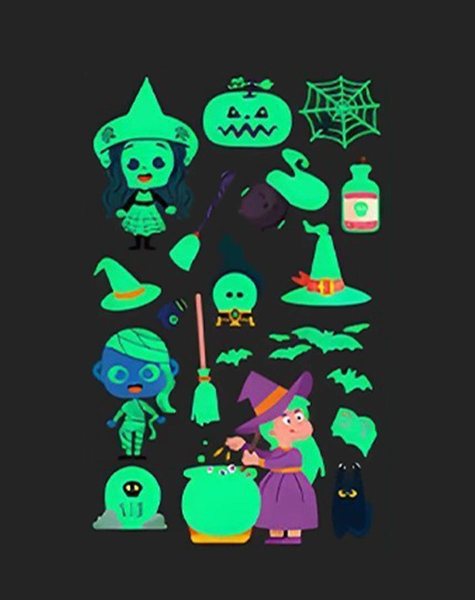Luminous Halloween Tattoos – Spooky & Fun