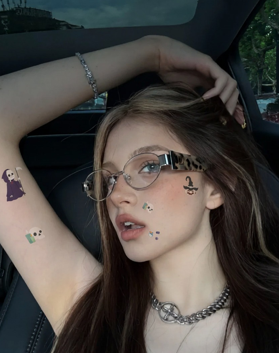 Luminous Halloween Tattoos – Safe & Party Ready