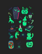 Luminous Halloween Tattoos – Safe & Party Ready