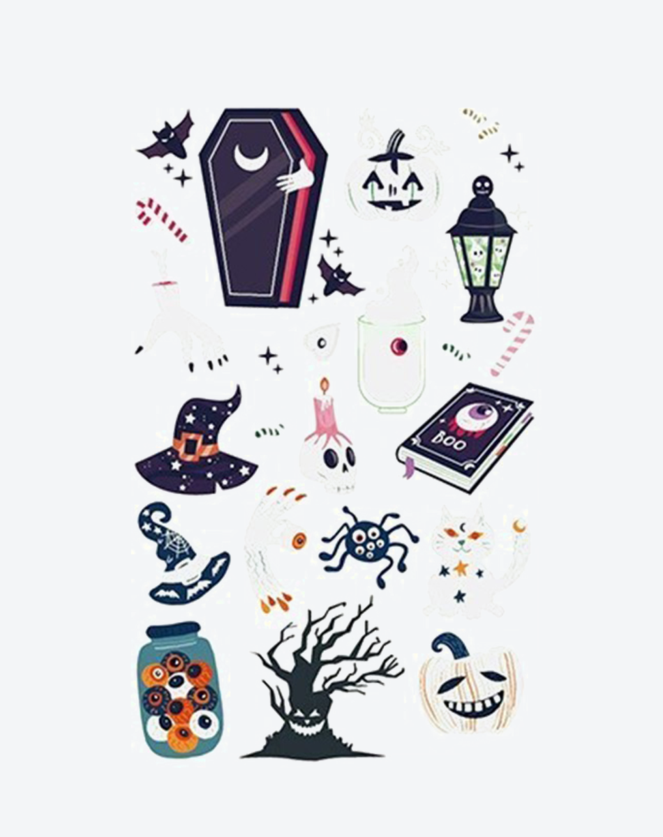 Luminous Halloween Tattoos – Spooky & Fun