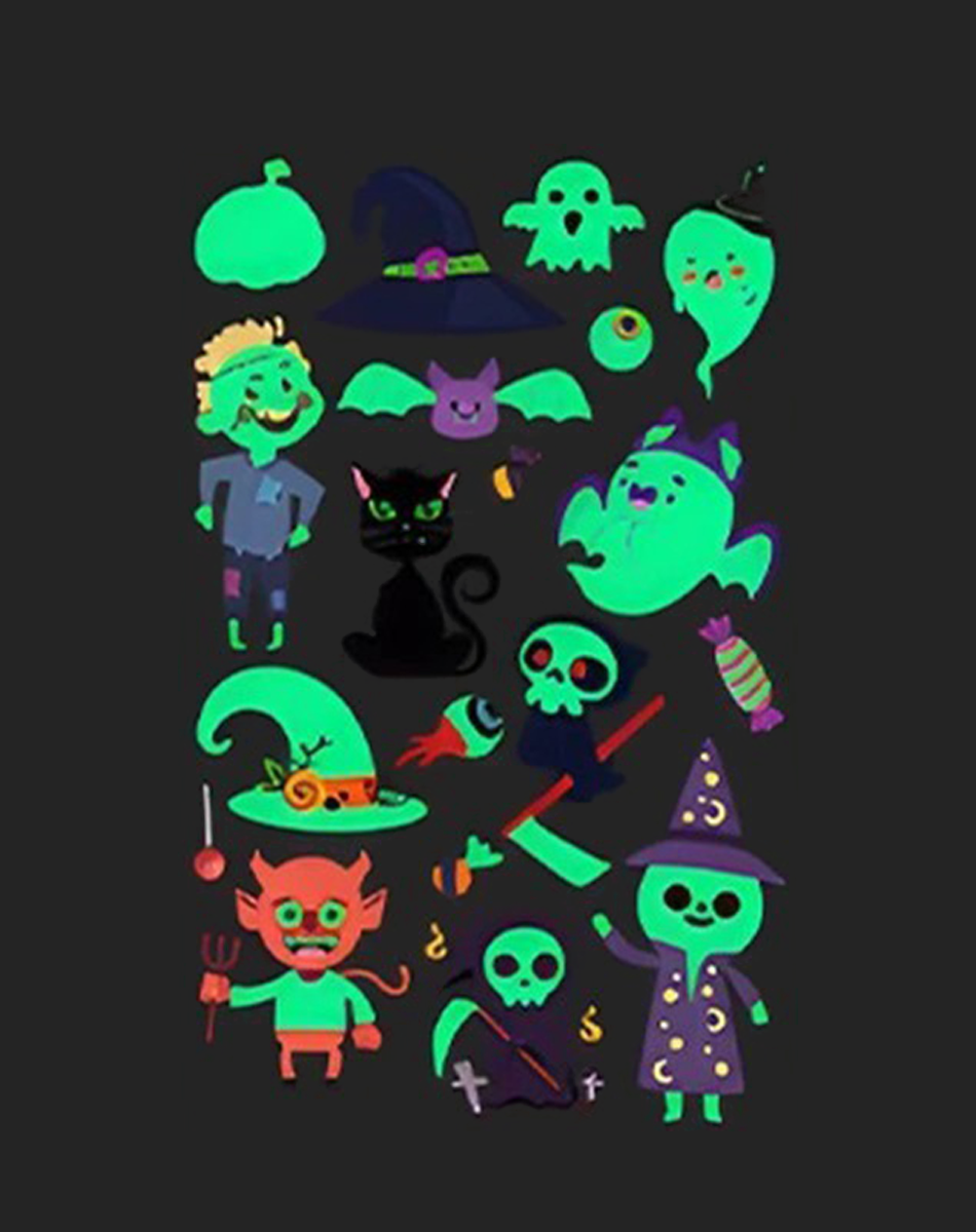 Luminous Halloween Tattoos – Glow Together