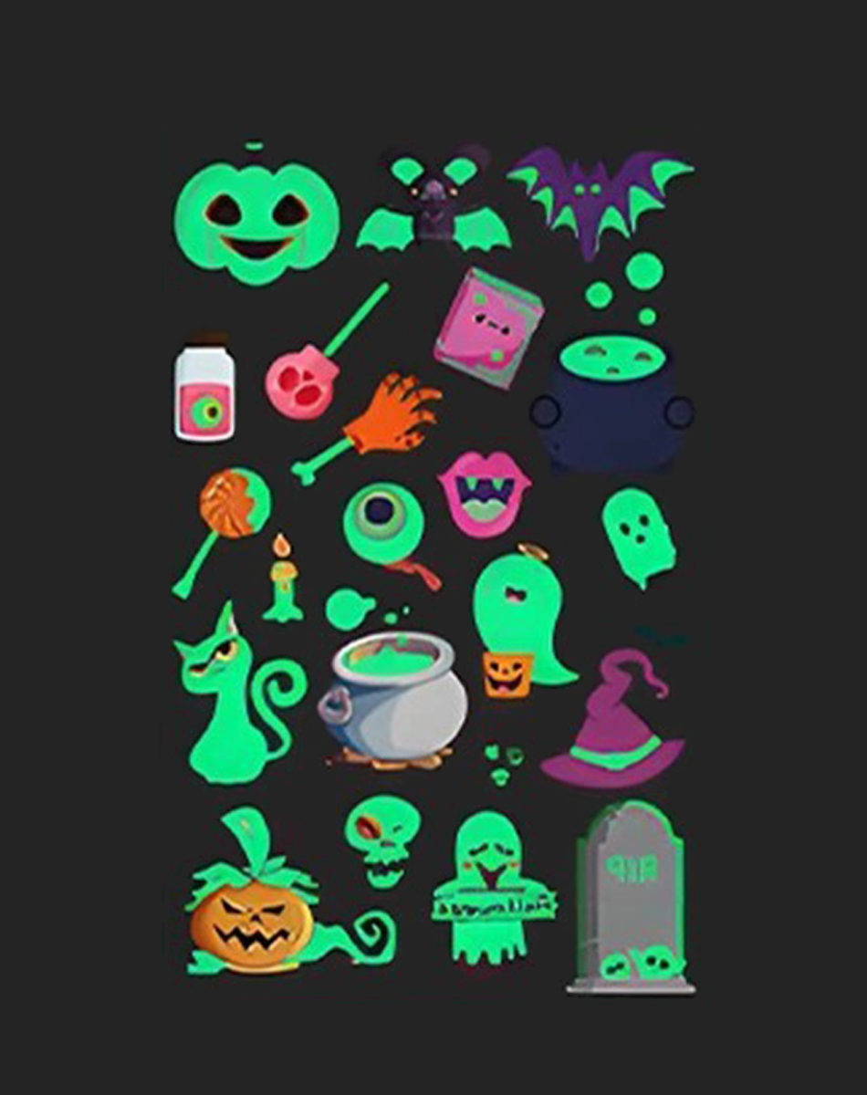 Luminous Halloween Tattoos – Glow Together