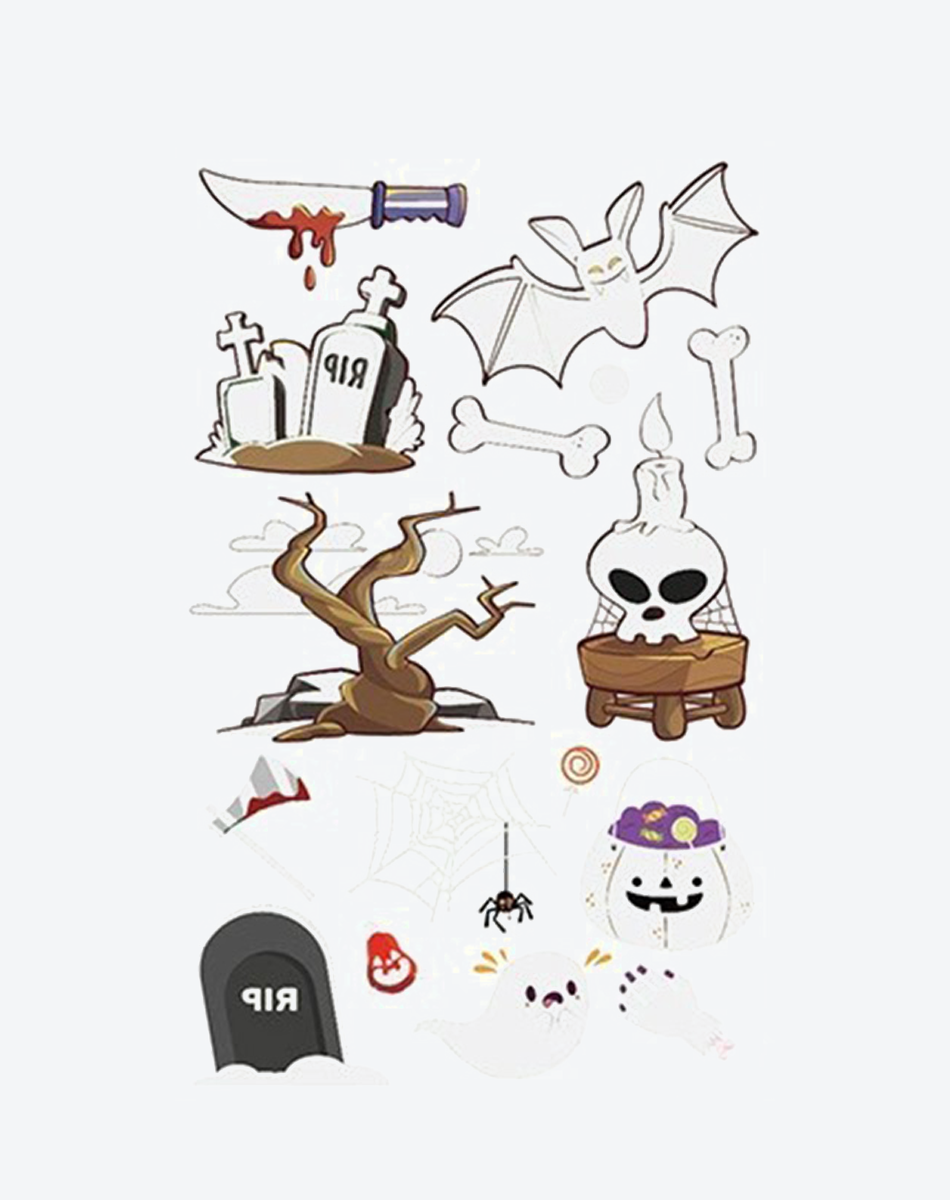 Luminous Halloween Tattoos – Fun for the Family