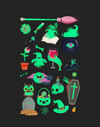 Luminous Halloween Tattoos – Safe & Festive