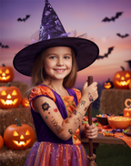 Luminous Halloween Tattoos – Fun for the Family