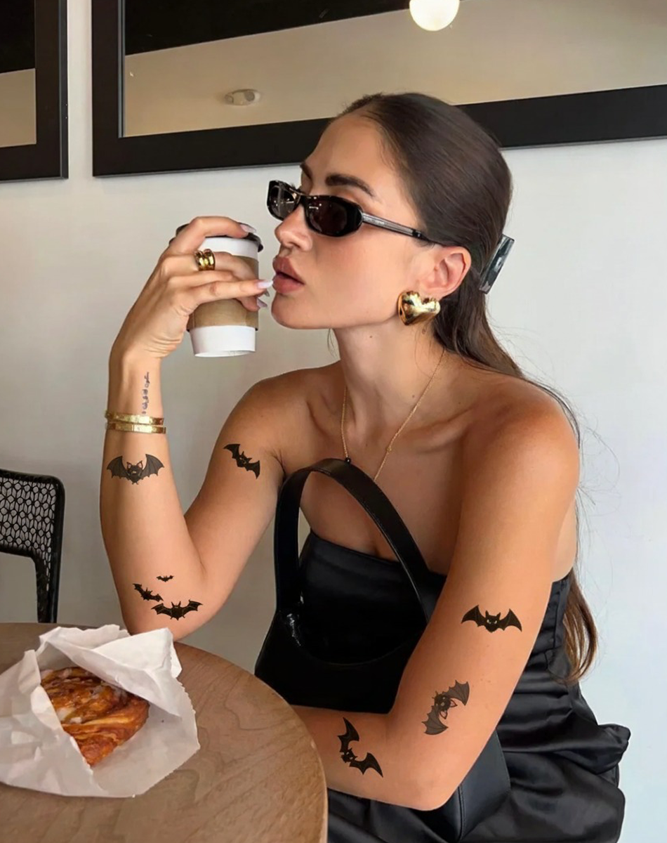 Luminous Halloween Tattoos – Safe for Children