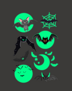 Luminous Halloween Tattoos – Glow & Play