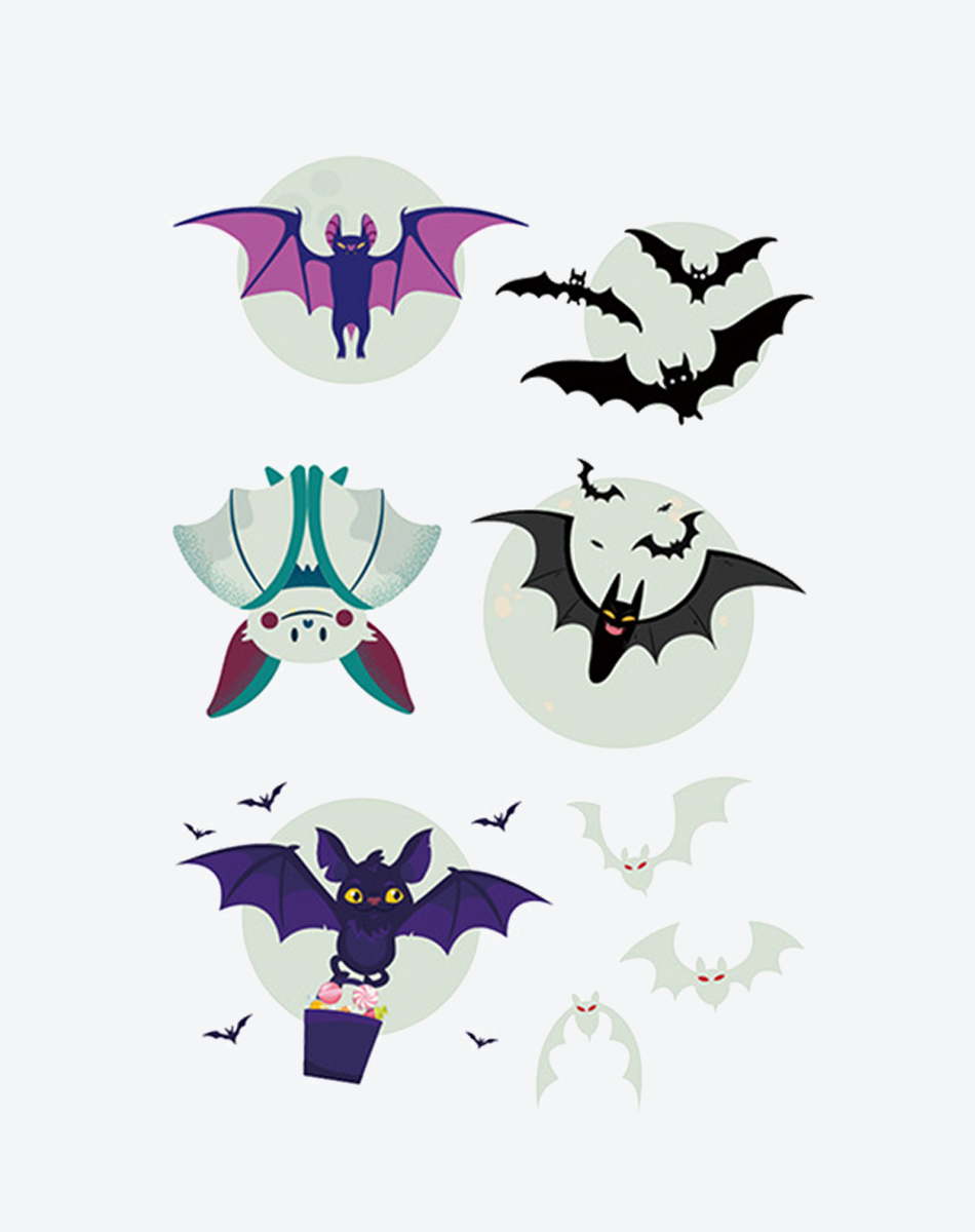 Luminous Halloween Tattoos – Glow in the Dark