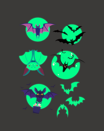 Luminous Halloween Tattoos – Spooky Party Fun