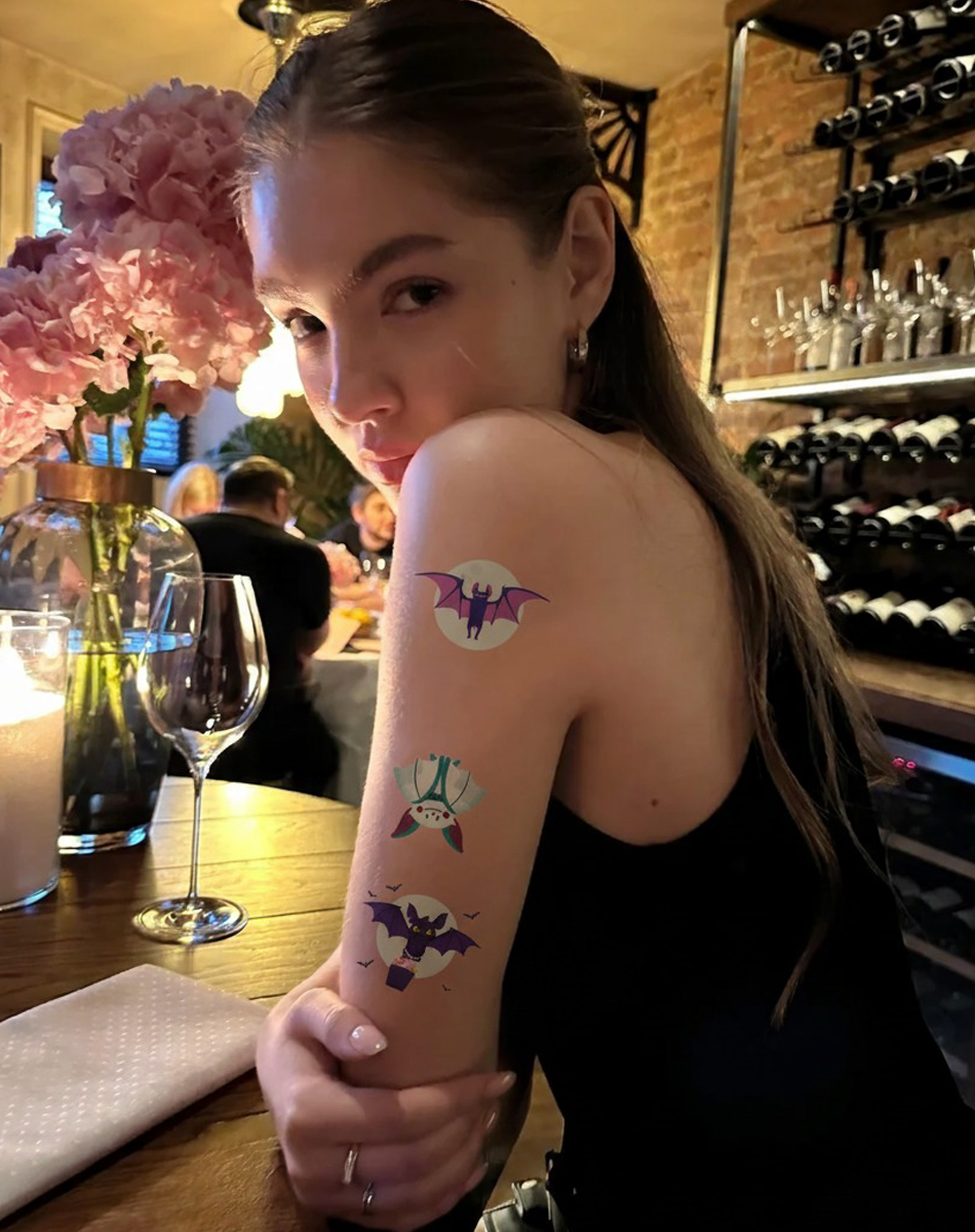 Luminous Halloween Tattoos – Stylish & Safe
