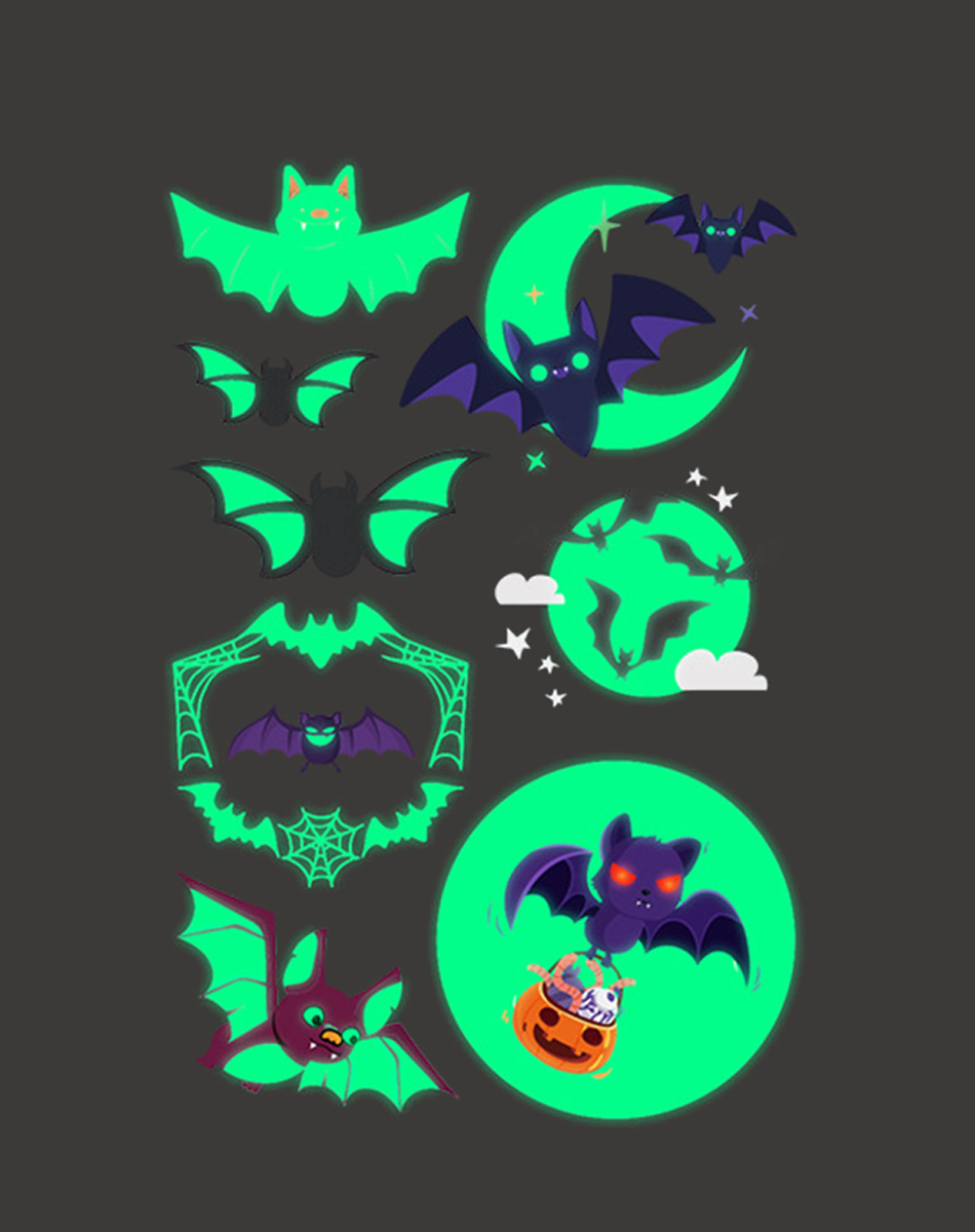 Luminous Halloween Tattoos – Glow & Play