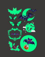 Luminous Halloween Tattoos – Glow & Play