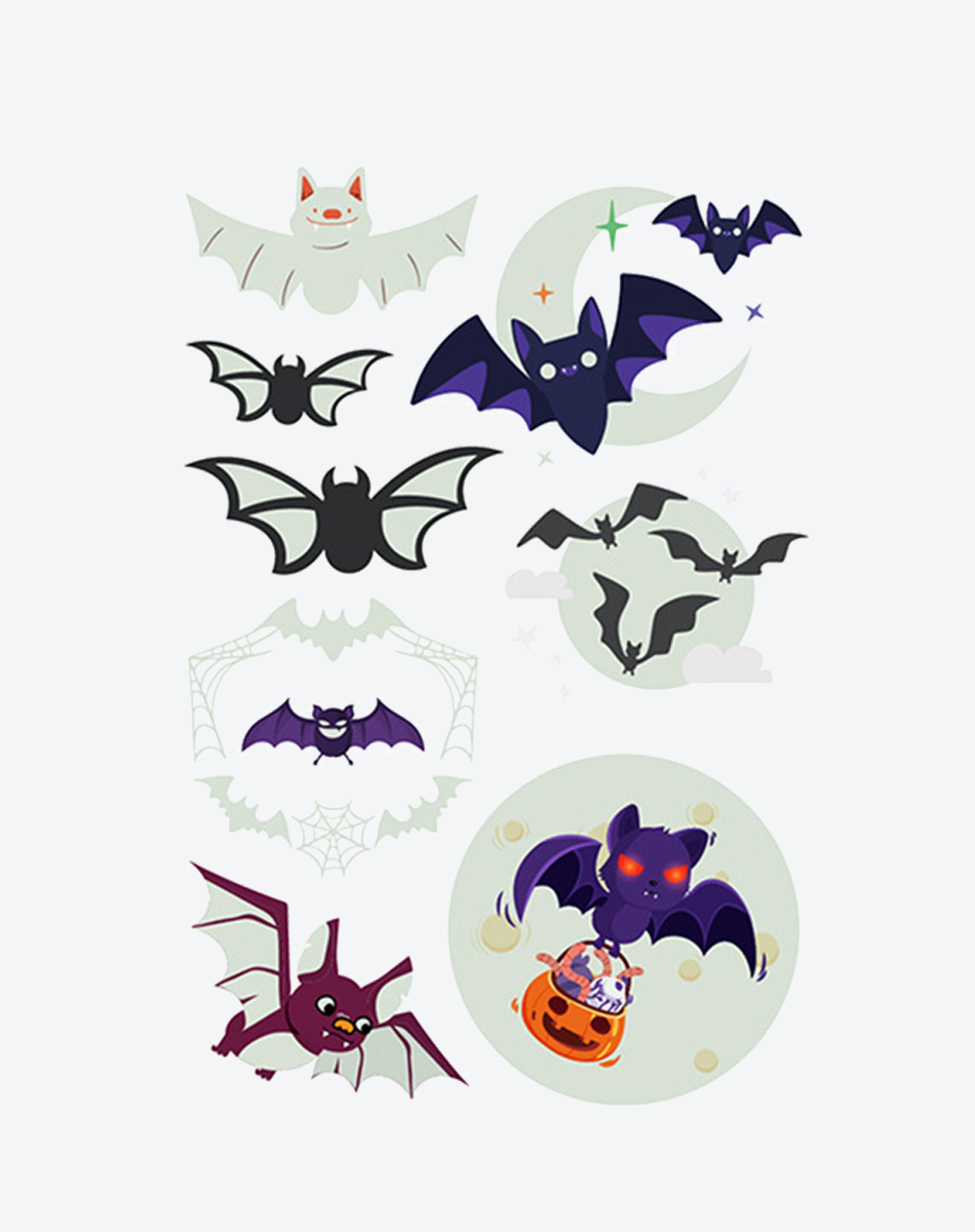 Luminous Halloween Tattoos – Fun for Kids