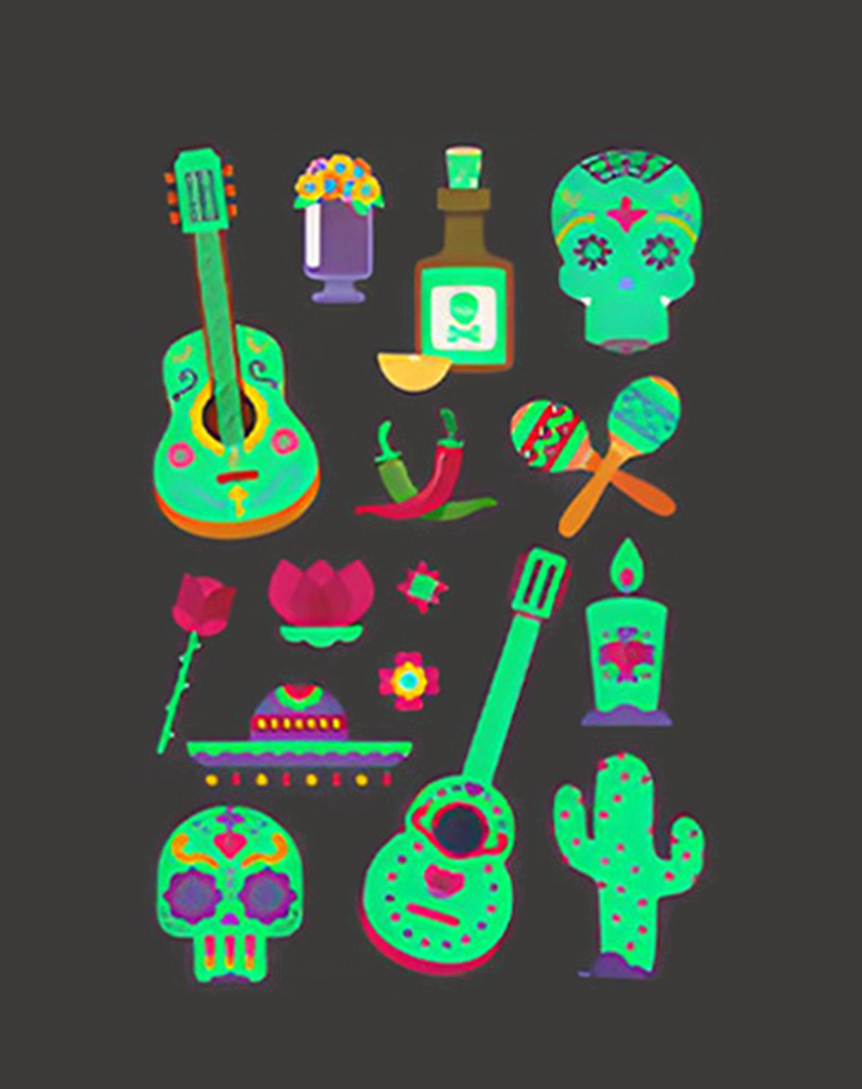 Luminous Halloween Tattoos – Glow & Play