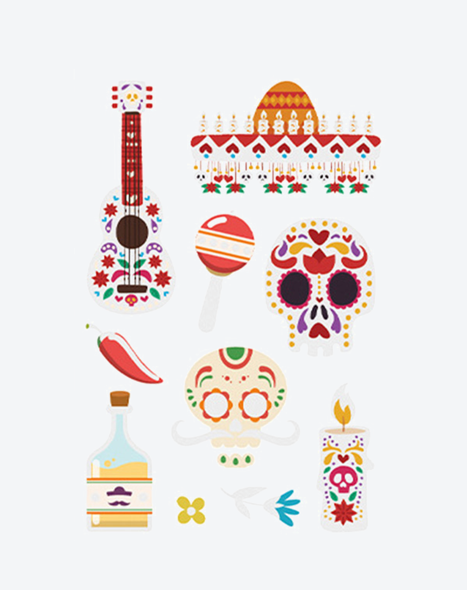 Luminous Halloween Tattoos – Spooky & Fun