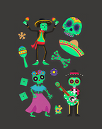 Luminous Halloween Tattoos – Perfect Party Style