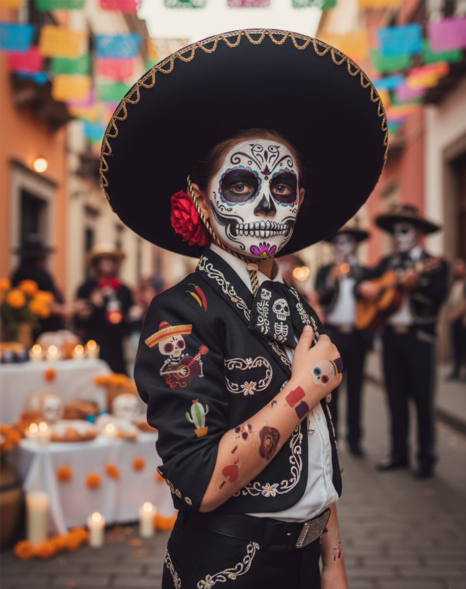 Luminous Halloween Tattoos – Glow in Style