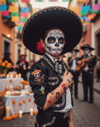Luminous Halloween Tattoos – Glow in Style