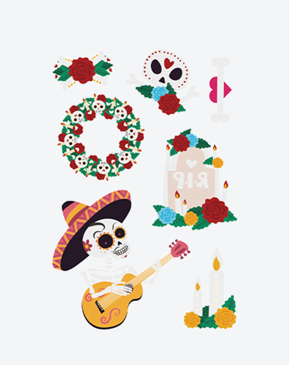 Luminous Halloween Tattoos – Glow Spooky Fun