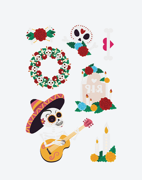 Luminous Halloween Tattoos – Glow Spooky Fun