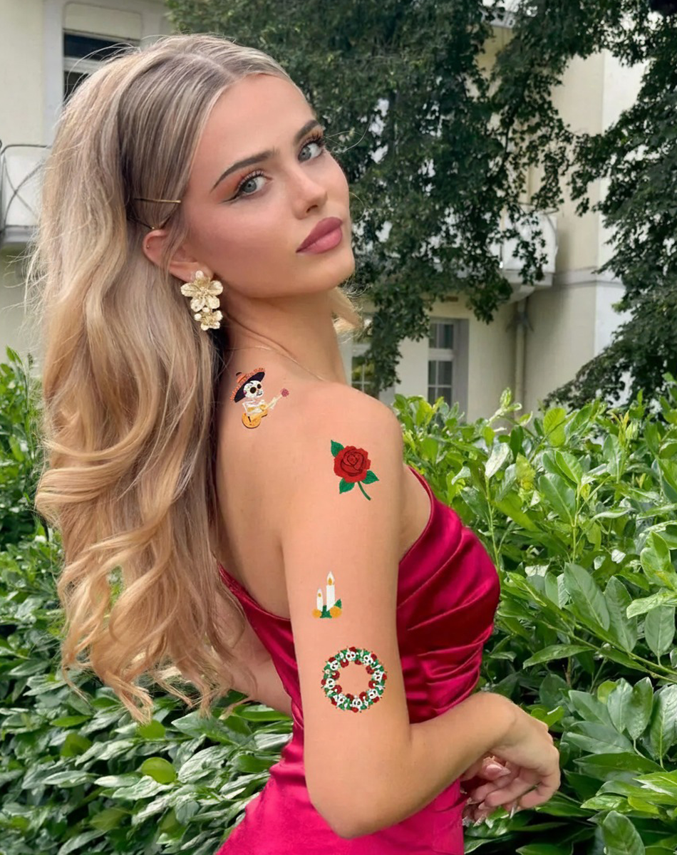 Luminous Halloween Tattoos – Perfect for Parties