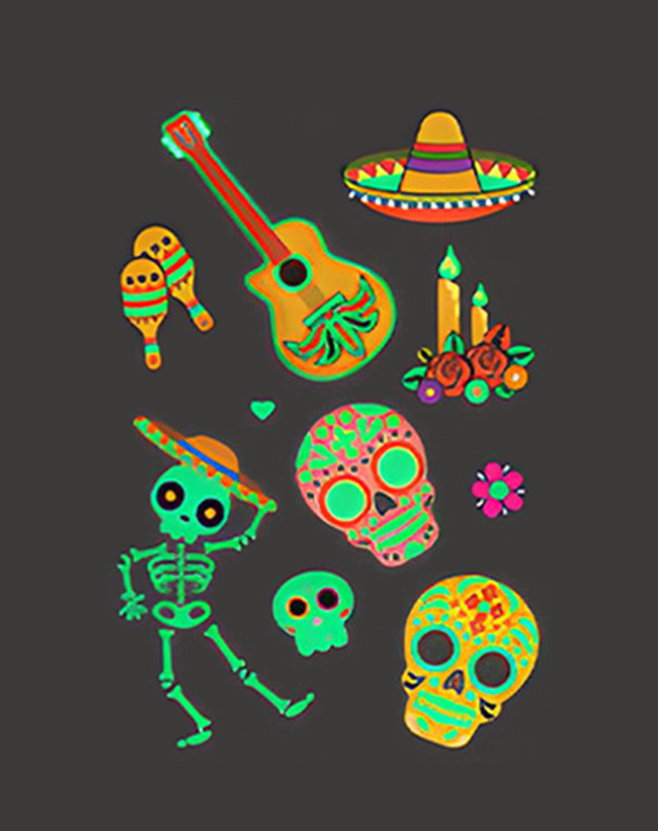 Luminous Halloween Tattoos – Spooky & Fun