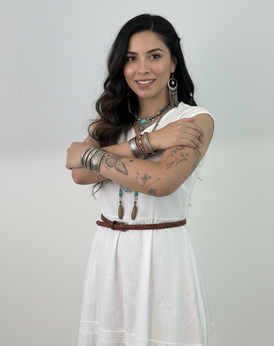 Whispering Flora Tattoo Temporary Style