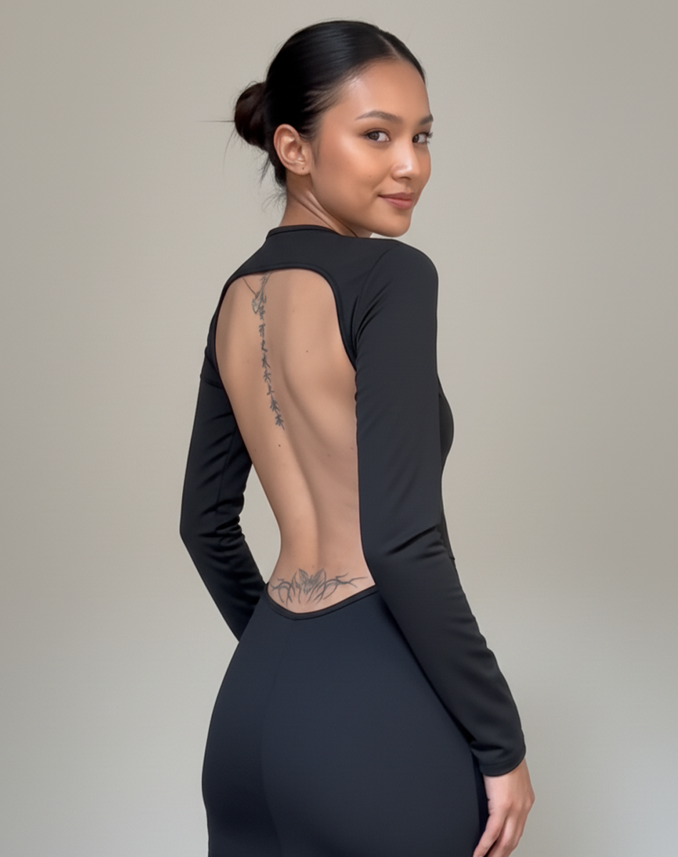 Lotus Lineage Tattoo – Elegant Temporary Tattoo