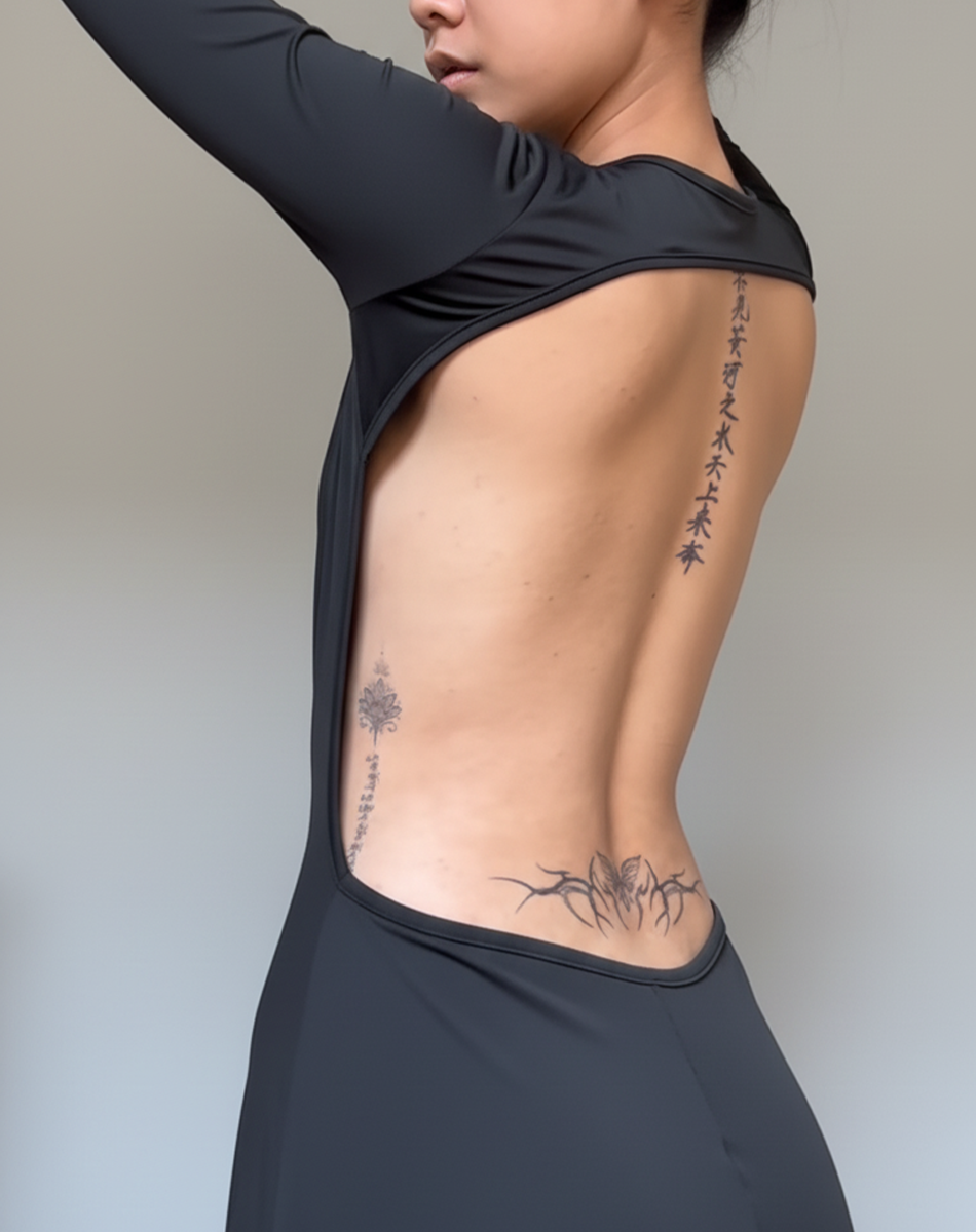 Lotus Lineage Tattoo – Elegant Temporary Tattoo