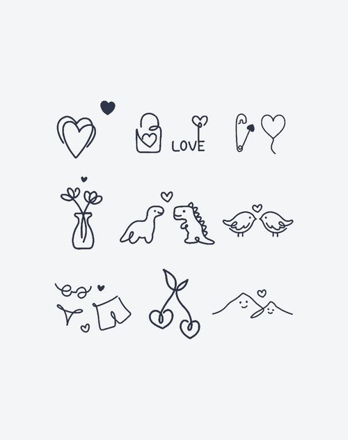 Line Design Tattoo 4