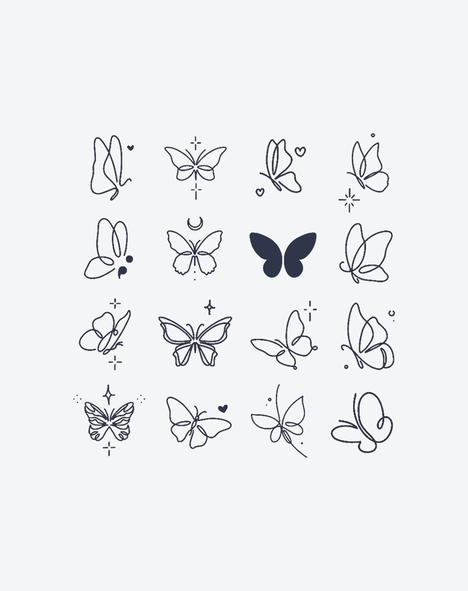 Line Design Tattoo 8