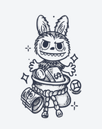 Lucky Labubu Temporary Tattoos – Cute & Fun