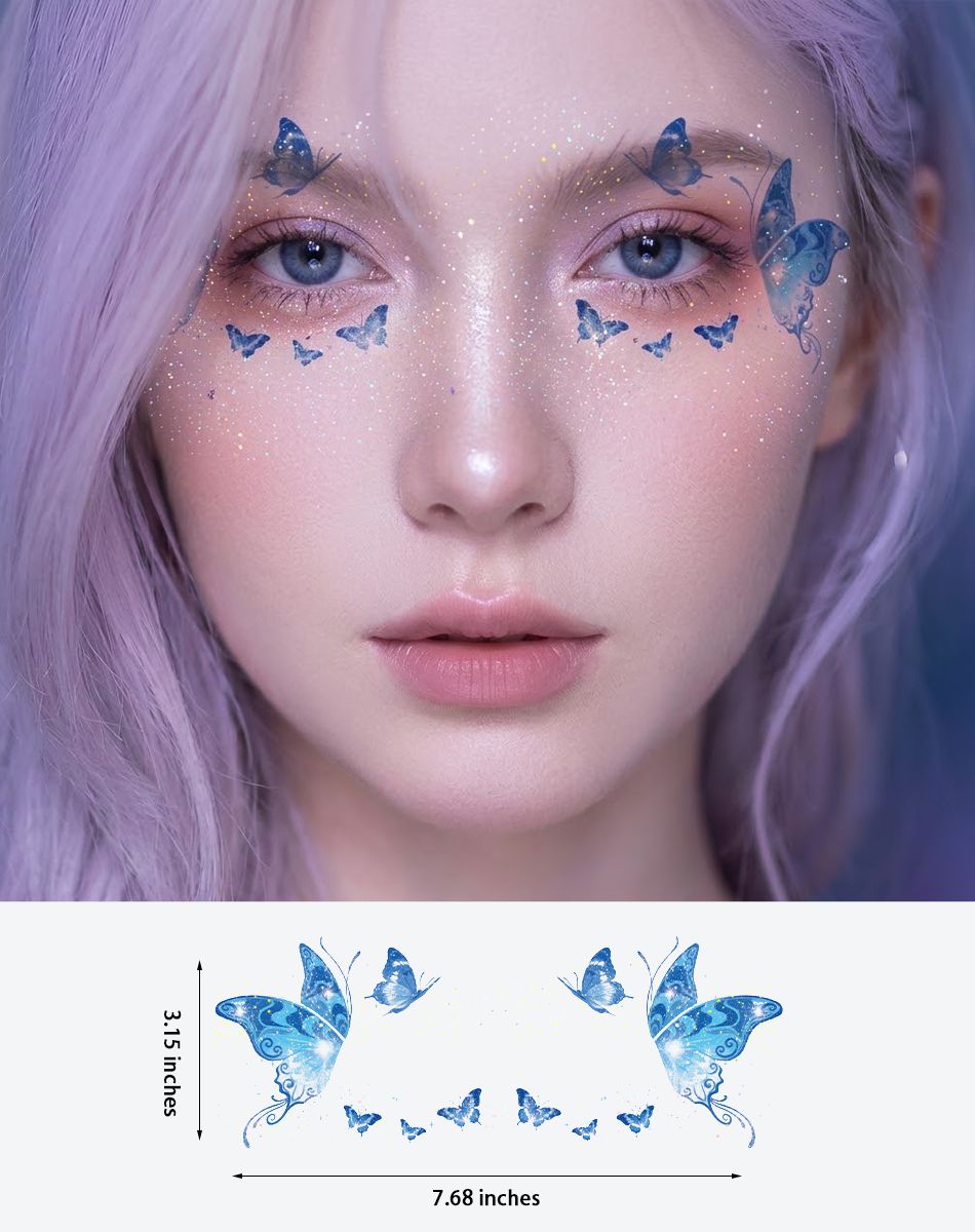Blue Sparkle Butterfly