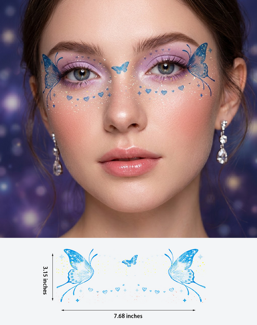 Blue Sparkle Butterfly