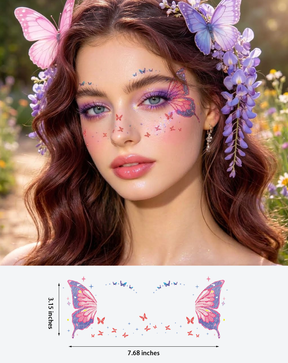 Pink Sunset Butterfly