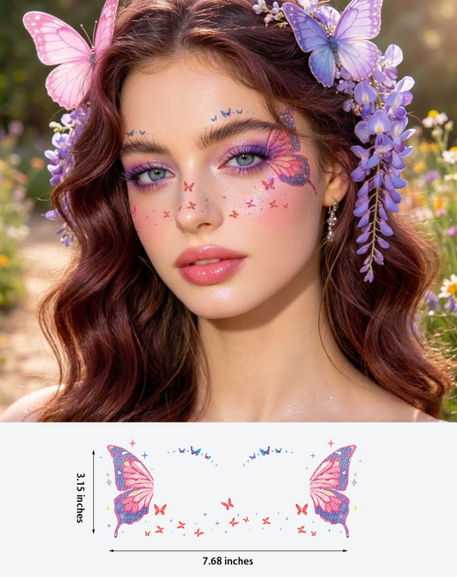 Pink Sunset Butterfly
