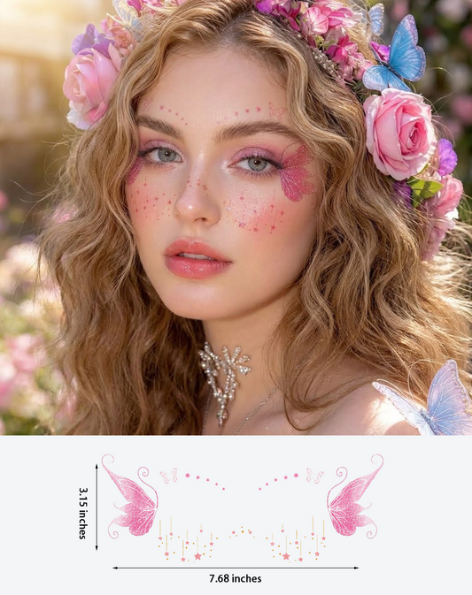 Glitter Star Rain Butterfly