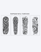 Phoenix & Totem Revival Temporary Tattoo - Power